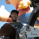 Jordan Peele on the set of Nope